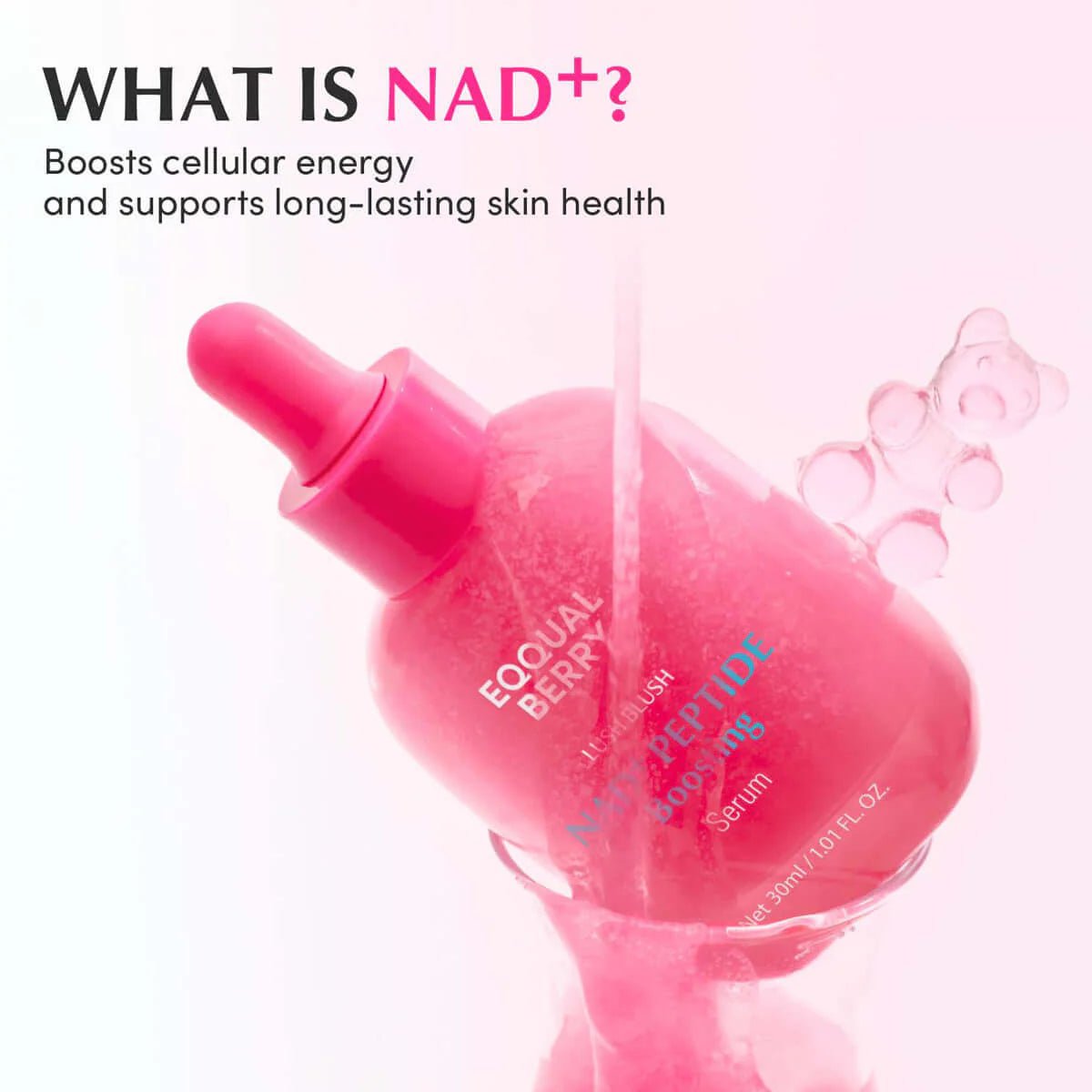Eqqualberry Lush Blush NAD+ Peptide Boosting Serum 30ml - Al Himyan Perfumes | عطور هميان | Oud & Luxury Fragrances - Eqqualberry