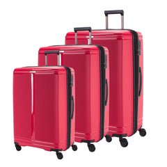 Track Oxford Suitcases Set of 3 + Beauty Case - Dark Grey