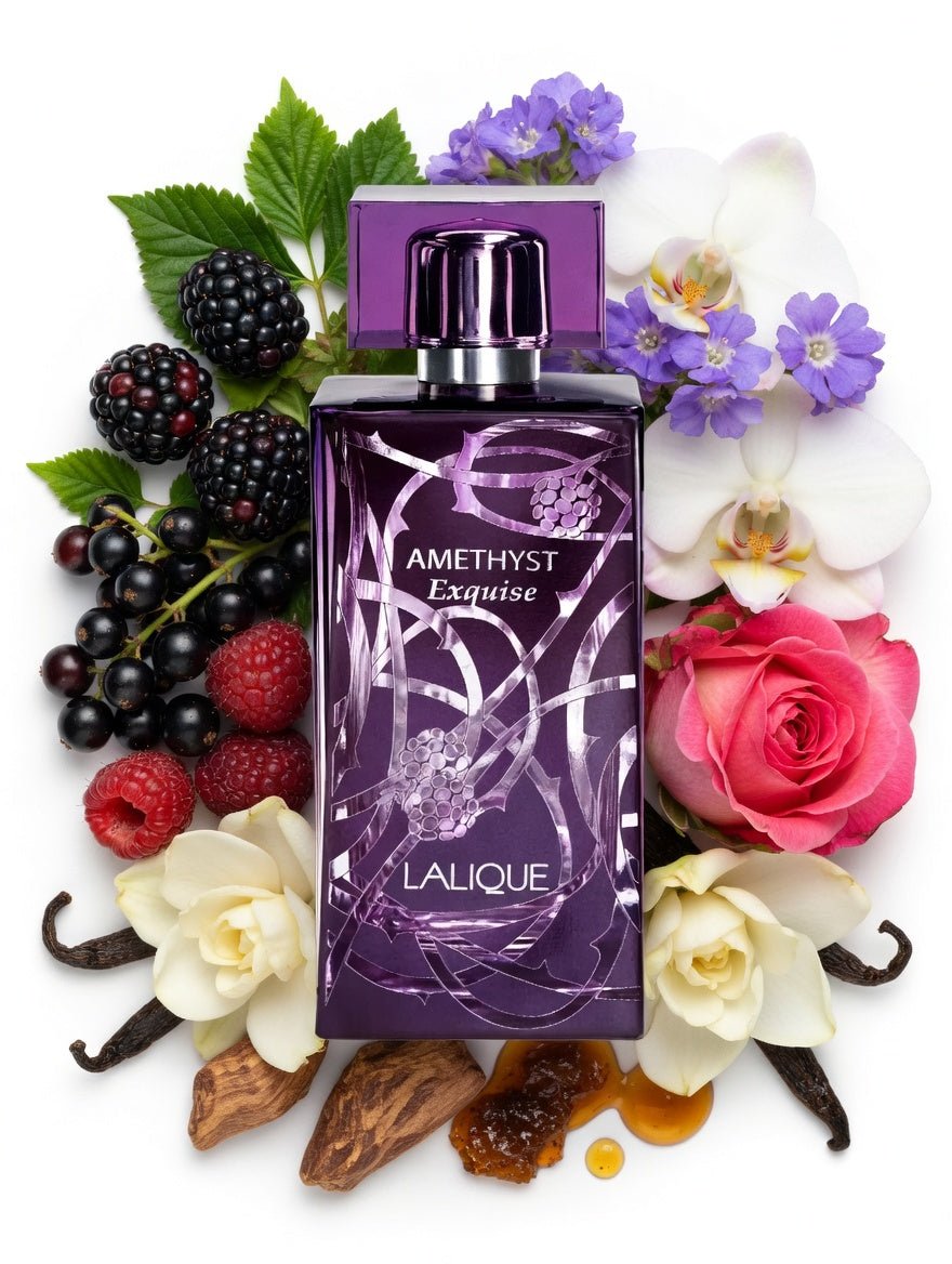 LALIQUE AMETHYST EXQUISE FOR WOMEN EDP 100ML - Al Himyan Perfumes | عطور هميان | Oud & Luxury Fragrances - LALIQUE