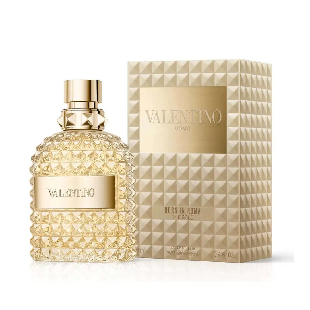 VALENTINO UOMO BORN IN ROMA THE GOLD FOR MEN EDT 100ML - Al Himyan Perfumes | عطور هميان | Oud & Luxury Fragrances - Valentino