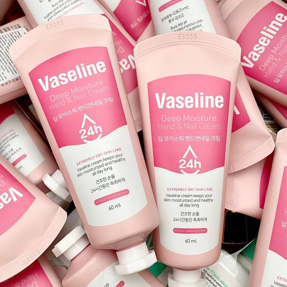 VASELINE DEEP MOISTURE HAND & NAIL CREAM 60ML - Al Himyan Perfumes | عطور هميان | Oud & Luxury Fragrances - Vaseline