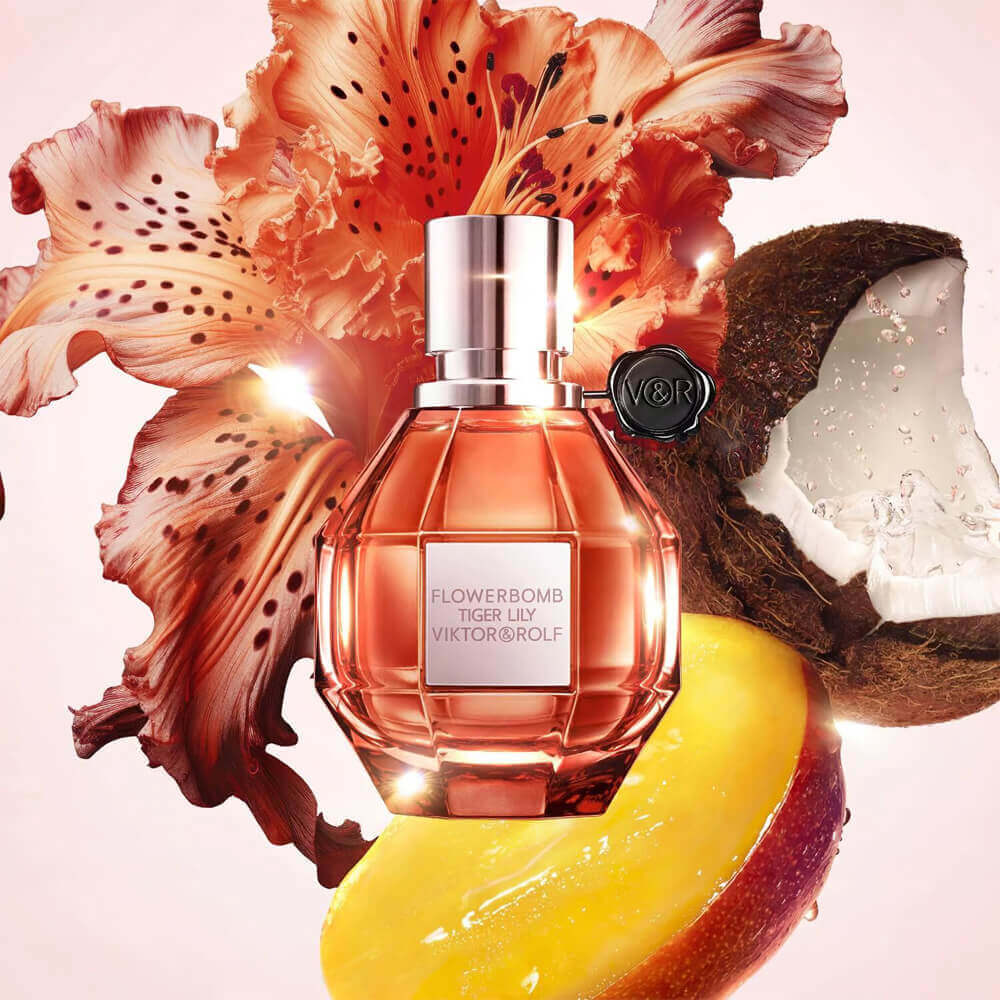 VIKTOR & ROLF FLOWERBOMB TIGER LILY FOR WOMEN EDP 100ML - Al Himyan Perfumes | عطور هميان | Oud & Luxury Fragrances - VIKTOR & ROLF