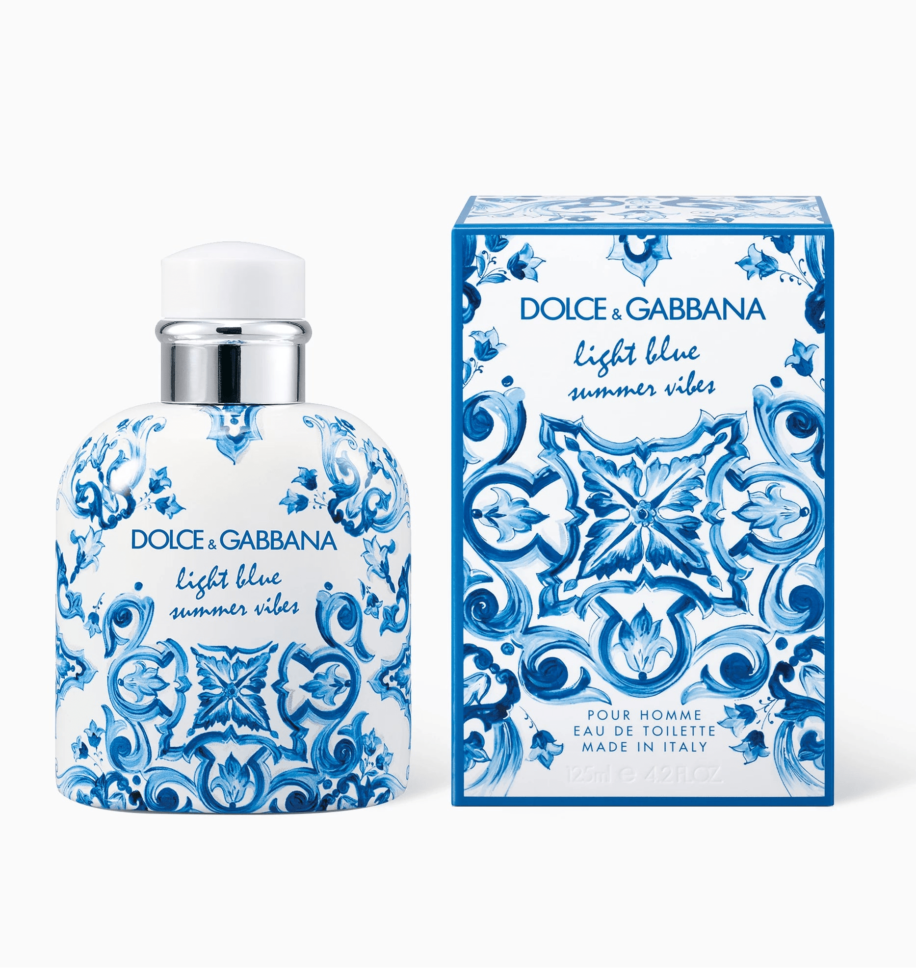 DOLCE & GABBANA LIGHT BLUE SUMMER VIBES FOR MEN EDT 125ML - Al Himyan Perfumes | عطور هميان | Oud & Luxury Fragrances - Dolce&Gabbana