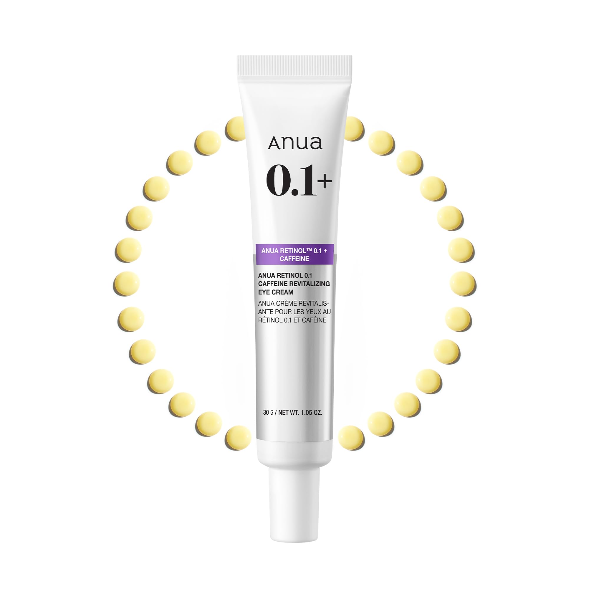 Anua Retinol 0.1 Caffeine Revitalizing Eye Cream 30g - Al Himyan Perfumes | عطور هميان | Oud & Luxury Fragrances - ANUA
