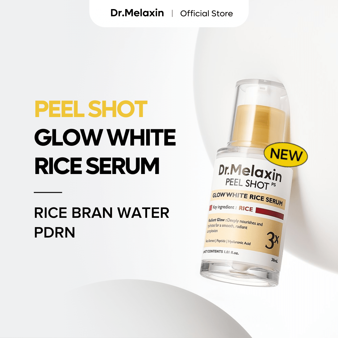 Dr. Melaxin Peel Shot Glow White Rice Serum 30ml - Al Himyan Perfumes | عطور هميان | Oud & Luxury Fragrances - Dr. Melaxin