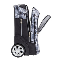 Wires Mini Wheel School Bags Trolly Set of 3pcs Camou Grey