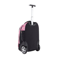 Wires Mini Wheel School Bags Trolly Set of 3pcs Star Pink