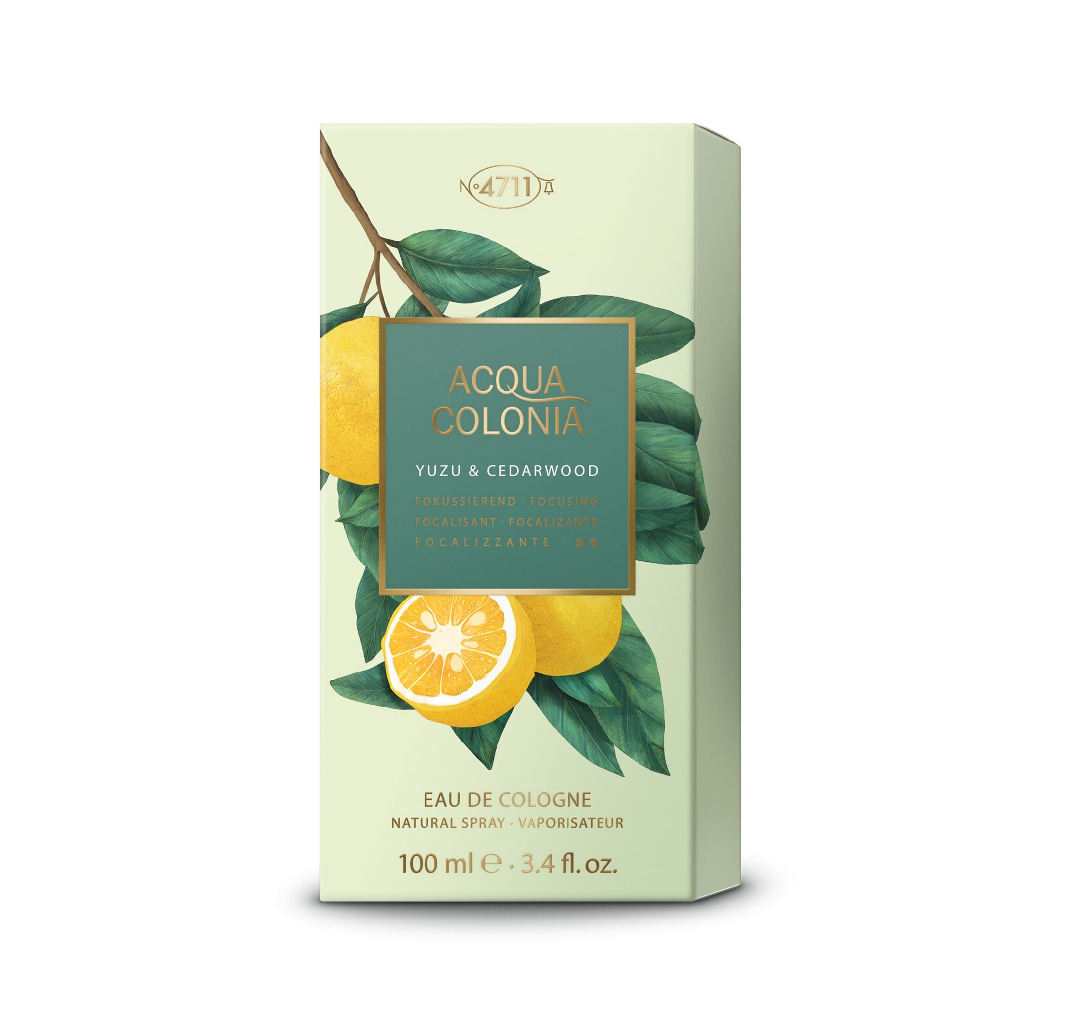 4711 Acqua Colonia Yuzu &amp; Cedarwood Unisex EDC (c) — side view